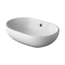 Duravit Foster mosdótál 49.5x35 cm ovális fehér 03355000001 fürdőkellék