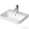 Duravit HAPPY D.2 PLUS 50x40 cm-es ráültethető csiszolt mosdó Wondergliss bevonattal,fehér 23605000001