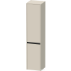 Duravit KETHO.2 176x40x36 cm-es, fali, 2 ajtós magas szekrény, jobbos, szupermatt taupe K21329R83830000