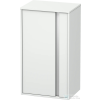 Duravit KETHO 88x50x36 cm-es, 1 ajtós félmagas szekrény, balos, matt fehér KT1266L1818