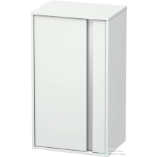 Duravit KETHO 88x50x36 cm-es, 1 ajtós félmagas szekrény, balos, matt fehér KT1266L1818 fürdőszoba bútor