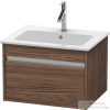 Duravit KETHO mosdó alá építhető 600x475 mm-es 1 fiókos alsószekrény 233663 mosdóhoz,Walnut Dark Decor KT641802121