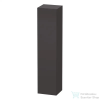 Duravit L-CUBE 176x40x36,3 cm-es, 1 ajtós szekrény láb nélkül, balos, szupermatt grafit LC1180L8080
