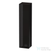 Duravit L-CUBE 176x40x36,3 cm-es, 1 ajtós szekrény láb nélkül, jobbos, lakkozott fényes fekete LC1180R4040