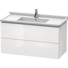 Duravit L-Cube szekrény 102x46.9x55.8 cm Függesztett, mosdó alatti fehér LC626602222 fürdőszoba bútor