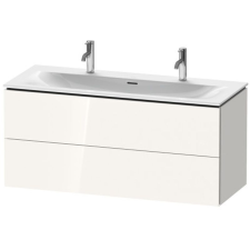 Duravit L-Cube szekrény 122x48.1x55 cm Függesztett, mosdó alatti fehér LC630902222 fürdőszoba bútor