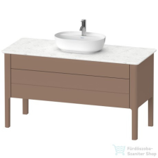 Duravit LUV 1338x570 mm-es 2 fiókos alsószekrény mosdópulthoz,Almond Satin Matt LU956605454 fürdőszoba bútor