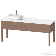 Duravit LUV 1733x570 mm-es 2 fiókos alsószekrény mosdópulthoz,Almond Satin Matt LU9563L5454 fürdőszoba bútor
