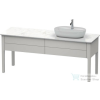 Duravit LUV 1733x570 mm-es 2 fiókos alsószekrény mosdópulthoz,Nordic White Satin Matt Lacquer LU9563R3939