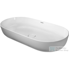 Duravit LUV 800x400 mm-es ráültethető mosdó Wondergliss bevonattal,fehér 03798000001 szaniter