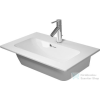 Duravit ME BY STARCK 63x40 cm bútorral aláépíthető mosdó Wondergliss bevonattal,White Satin matt,23426332001
