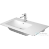 Duravit ME BY STARCK 830x490 mm-es bútorral aláépíthető mosdó bal oldali medencével,Wondergliss bevonattal,23458300001