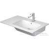 Duravit ME BY STARCK 830x490 mm-es bútorral aláépíthető mosdó jobb oldali medencével,White Satin matt 2346833200