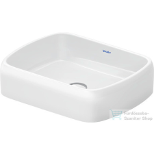 Duravit QATEGO 50x40 cm-es pultra ültethető mosdó HygieneGlaze felülettel, fehér 2384502079 szaniter