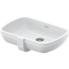 Duravit Qatego mosdótál 48x32 cm négyszögletes fehér 0398480028