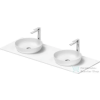 Duravit SIVIDA 2 db mosdó+141 cm-es pult kombináció Sivida bútorhoz, matt szatén fehér 2680043200