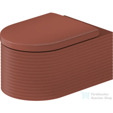 Duravit VITRIUM fali WC ülőke nélkül, fényes fehér/matt fahéj 250509FC00 szaniter