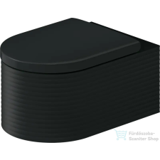 Duravit VITRIUM fali WC ülőke nélkül, fényes fehér/matt sötétszürke 250509FE00 szaniter
