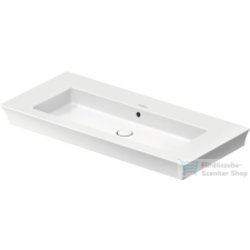 Duravit WHITE TULIP 1055x490 mm-es bútorral aláépíthető mosdó csaplyuk nélkül,2363100060 szaniter