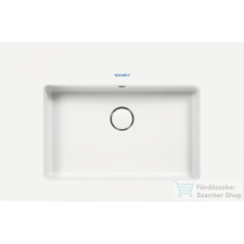 Duravit WHITE TULIP 750x490 mm-es bútorral aláépíthető mosdó csaplyuk nélkül,2363750060 szaniter