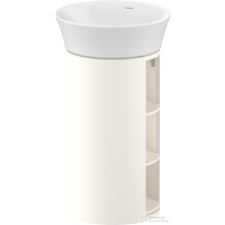 Duravit WHITE TULIP álló 2 polcos mosdótartó szekrény 236550 mosdóhoz, Nordic White High Gloss WT42390H4H4 fürdőszoba bútor