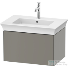 Duravit WHITE TULIP mosdó alá építhető függesztett 1 fiókos alsószekrény,684 x 458 mm,Stone Grey Satin Matt Lacquer WT424109292 fürdőszoba bútor