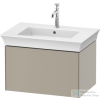 Duravit WHITE TULIP mosdó alá építhető függesztett 1 fiókos alsószekrény,684 x 458 mm,Taupe Satin Matt Lacquer WT424106060