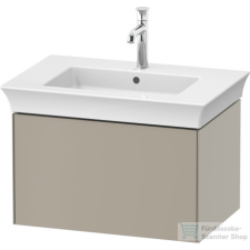 Duravit WHITE TULIP mosdó alá építhető függesztett 1 fiókos alsószekrény,684 x 458 mm,Taupe Satin Matt Lacquer WT424106060 fürdőszoba bútor