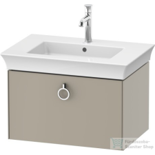 Duravit WHITE TULIP mosdó alá építhető függesztett 1 fiókos alsószekrény,684 x 458 mm,Taupe Satin Matt Lacquer WT425106060 fürdőszoba bútor