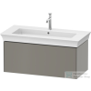 Duravit WHITE TULIP mosdó alá építhető függesztett 1 fiókos alsószekrény,984 x 458 mm, Stone Grey Satin Matt Lacquer WT424209292