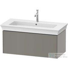 Duravit WHITE TULIP mosdó alá építhető függesztett 1 fiókos alsószekrény,984 x 458 mm, Stone Grey Satin Matt Lacquer WT424209292 fürdőszoba bútor