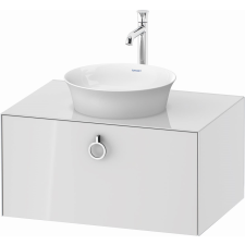 Duravit White Tulip szekrény 80x55x40.8 cm Függesztett, mosdó alatti fehér WT498008585 fürdőszoba bútor