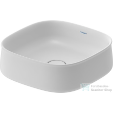 Duravit ZENCHA 420x420 mm-es pultra ültethető mosdó White Satin matt 2373423279 szaniter