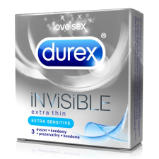 Durex Durex Invisible - extra szenzitív óvszer (3db) óvszer