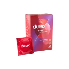 Durex Feel Intimate - vékonyfalú óvszer  Kiszerelés: 18 db óvszer