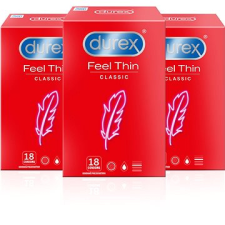 Durex Feel Thin Classic Pack 3 × 18 db óvszer