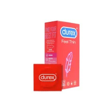 Durex Feel Thin - élethű érzés óvszer  Kiszerelés: 12 db óvszer