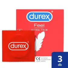  Durex Feel Ultra Thin - ultra élethű óvszer (3db) óvszer