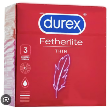 Durex Fetherlite Thin 3 db extra vékony óvszer óvszer