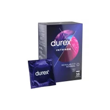 Durex Intense - bordázott, pontozott óvszer  Kiszerelés: 16 db óvszer