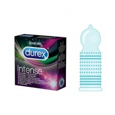 Durex Intense Orgasmic - bordázott és pontozott óvszer(3db) - óvszer