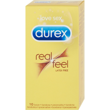 Durex óvszer 10db Real Feel Latex mentes óvszer