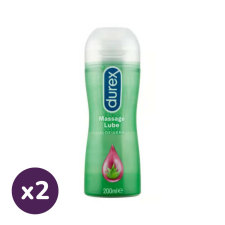 Durex Play 2in1 masszázsolaj Aloe Vera (2x200 ml) masszázskrémek, masszázsolajok