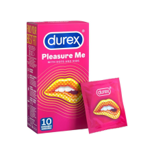 Durex Pleasure Me - bordás-pontozott óvszer (10db) óvszer