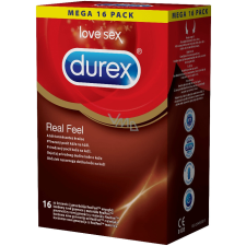 Durex Real Feel - latexmentes óvszer (16db) óvszer