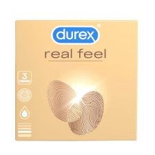  Durex Real Feel - latexmentes óvszer (3db) óvszer