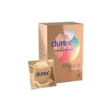 Durex Real Feel - latexmentes óvszer  Kiszerelés: 16 db (5997321771908) óvszer