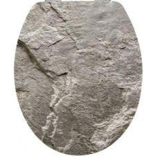  Duroplast Wc ülõke szikla minta lassú záródás Soft Close P-P takarító és háztartási eszköz