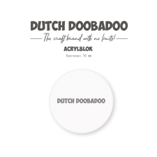Dutch Doobadoo Akril blokk ATC Acrylic Block Circle (1 db) bélyegző