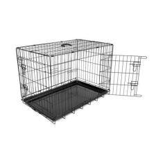 DUVO+ Fém szállítóketrec két ajtóval 92x57x64cm szállítóbox, fekhely kutyáknak